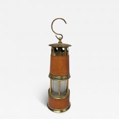  Herm s 1980s Stitched leather mining lamp by Herm s - 4178900