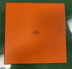  Herm s 1980s Vintage Hermes Rare Blue Porcelain Fan Ashtray - 2205226
