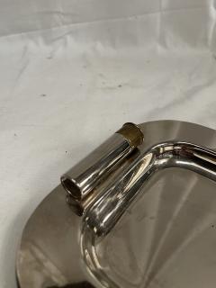  Herm s 1980s rifle cartridge silver plated vide poche by Herm s - 4108602