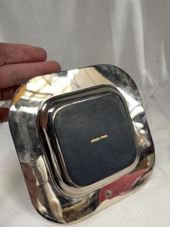  Herm s 1980s rifle cartridge silver plated vide poche by Herm s - 4108608