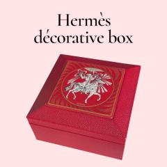  Herm s 1990s Leather decorative box by HERMES - 4826016