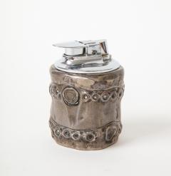  Herm s Bamboo Silver Sterling Lighter by Herm s France c 1950s - 1942716