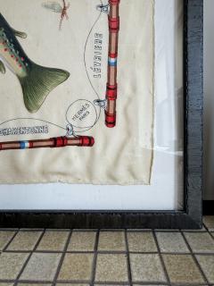  Herm s FRAMED HERM S FLY FISHING SILK SCARF - 4172765