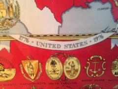  Herm s Framed Herme s Scarf American Bicentennial by Hugo Grygkar - 72275