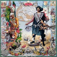 Herm s Framed Herme s Scarf Columbus Les Ameriques  - 94648
