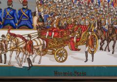  Herm s Framed Hermes Silk Scarf Grand Cortege a Moscou - 1279704