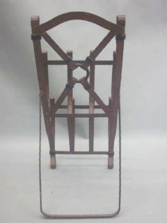  Herm s French Mid Century Modern Faux Leather Magazine Stand Attributed to Herm s - 1799855