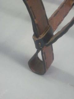  Herm s French Mid Century Modern Faux Leather Magazine Stand Attributed to Herm s - 1799871