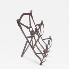  Herm s French Mid Century Modern Faux Leather Magazine Stand Attributed to Herm s - 1803000