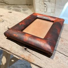  Herm s French Style of HERMES Patinated Leather Wrapped Picture Frame 1960s DUPR LAFON - 2095738