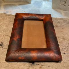  Herm s French Style of HERMES Patinated Leather Wrapped Picture Frame 1960s DUPR LAFON - 2095740