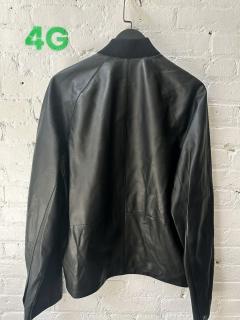  Herm s HERMES 1 1 CROCODILE LEATHER JACKET BLACK - 4486668