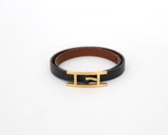  Herm s HERMES BRACELET BEHAPI DOUBLE TOUR BRACELET - 3274188