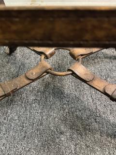  Herm s HERMES METAL LEATHER EQUESTRIAN STRAP TABLE - 4319350
