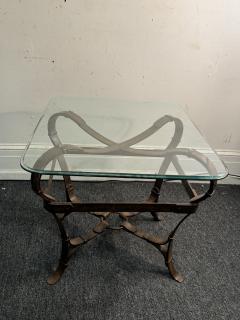  Herm s HERMES METAL LEATHER EQUESTRIAN STRAP TABLE - 4319352