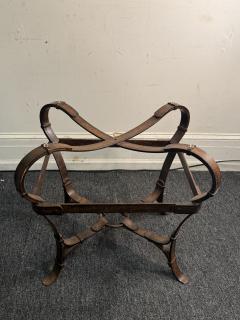  Herm s HERMES METAL LEATHER EQUESTRIAN STRAP TABLE - 4319356