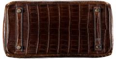  Herm s Herm s Birkin Matte Chocolate Niloticus Crocodile Bag - 4486654