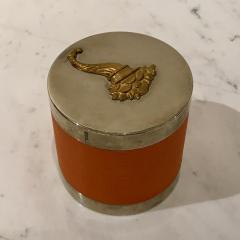  Herm s Herm s Cornucopia Cigarette Canister 1960s signed  - 2875013