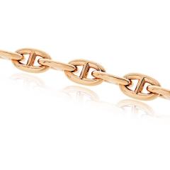  Herm s Hermes 18K Rose Gold 15 Medium Link Bracelet - 4473372