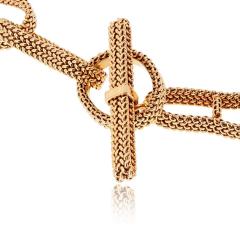  Herm s Hermes 18K Yellow Gold Link Chain Necklace - 4662367