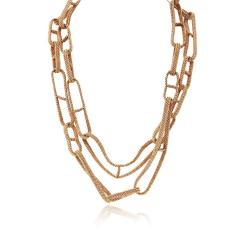  Herm s Hermes 18K Yellow Gold Link Chain Necklace - 4677951
