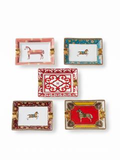  Herm s Hermes Paris Balcon de Guadalquivir Porcelain Cigar Ashtray - 4805140