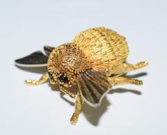  Herm s Hermes Paris Honey Bee Brooch - 773782