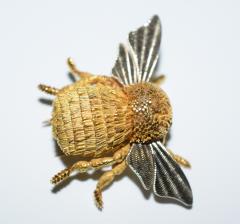  Herm s Hermes Paris Honey Bee Brooch - 773784