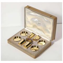  Herm s Hermes Paris Ravinet d Enfert a Rare French Silver Gilt Smoking Set - 3899585