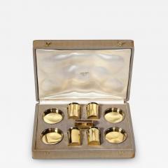  Herm s Hermes Paris Ravinet d Enfert a Rare French Silver Gilt Smoking Set - 3907869