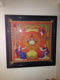  Herm s Hermes Scarf Framed - 91947