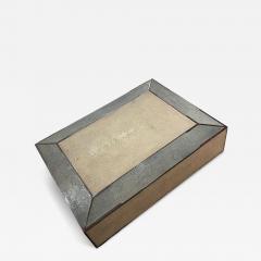  Herm s Large decorative shagreen box signed Herm s - 4590239