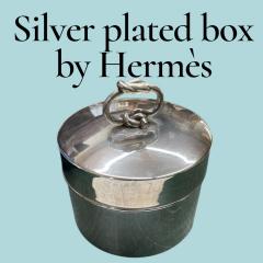 Herm s Large silver plated box by Herm s Paris - 4574524