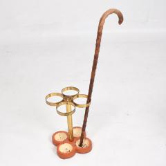  Herm s Midcentury Modern Brass Umbrella Stand Hermes Paris Style 1960s - 1597506