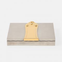  Herm s Rare Silver and Gold Plated Box by Herm s and Ravinet dEnfert Cie - 4414997