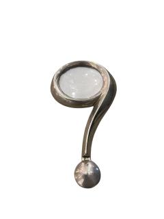  Herm s Silver plated magnificent glass in the style of Herm s - 4590196