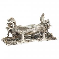  Hermann Gladenbeck S hne Antique silver German Art Nouveau centrepiece by Hermann Gladenbeck - 4272158