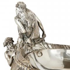  Hermann Gladenbeck S hne Antique silver German Art Nouveau centrepiece by Hermann Gladenbeck - 4272160