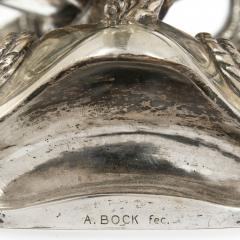  Hermann Gladenbeck S hne Antique silver German Art Nouveau centrepiece by Hermann Gladenbeck - 4272163