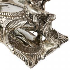  Hermann Gladenbeck S hne Antique silver German Art Nouveau centrepiece by Hermann Gladenbeck - 4272164