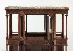  Herts Brothers Important Herts Brothers inlaid rosewood vitrine cabinet - 4494012