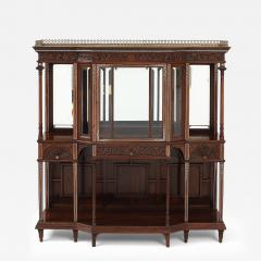  Herts Brothers Important Herts Brothers inlaid rosewood vitrine cabinet - 4495184
