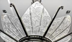  Hettier et Vincent French Art Deco Chandelier Signed by Hettier Vincent - 3941501