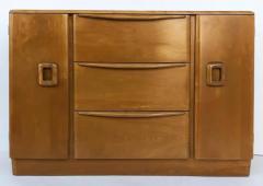  Heywood Wakefield Co Mid Century Heywood Wakefield Hutch on Credenza 1950s - 3516597