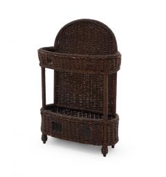  Heywood Wakefield Heywood Wakefield American Victorian Wicker Umbrella Stand - 4709503