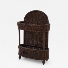  Heywood Wakefield Heywood Wakefield American Victorian Wicker Umbrella Stand - 4709538