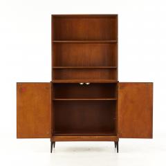 Heywood Wakefield Heywood Wakefield Contessa Mid Century 2 Door Bar Cabinet with Hutch - 4591421