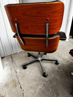  Heywood Wakefield Heywood Wakefield Eames Style Rosewood Chair and Ottoman - 4474554