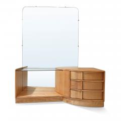  Heywood Wakefield Heywood Wakefield Sculptura Maple Vanity with Mirror - 2998792