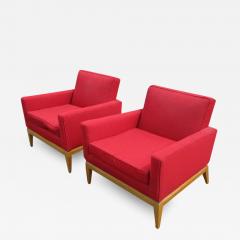  Heywood Wakefield Pair Vintage Mid Century Heywood Wakefield M1161G Lounge Chairs - 2631979